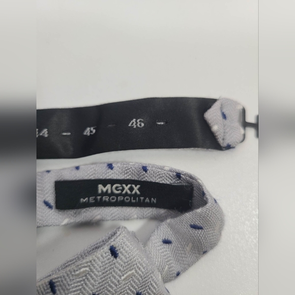 Mexx Blue Men's Bow Tie - Picture 2 of 4